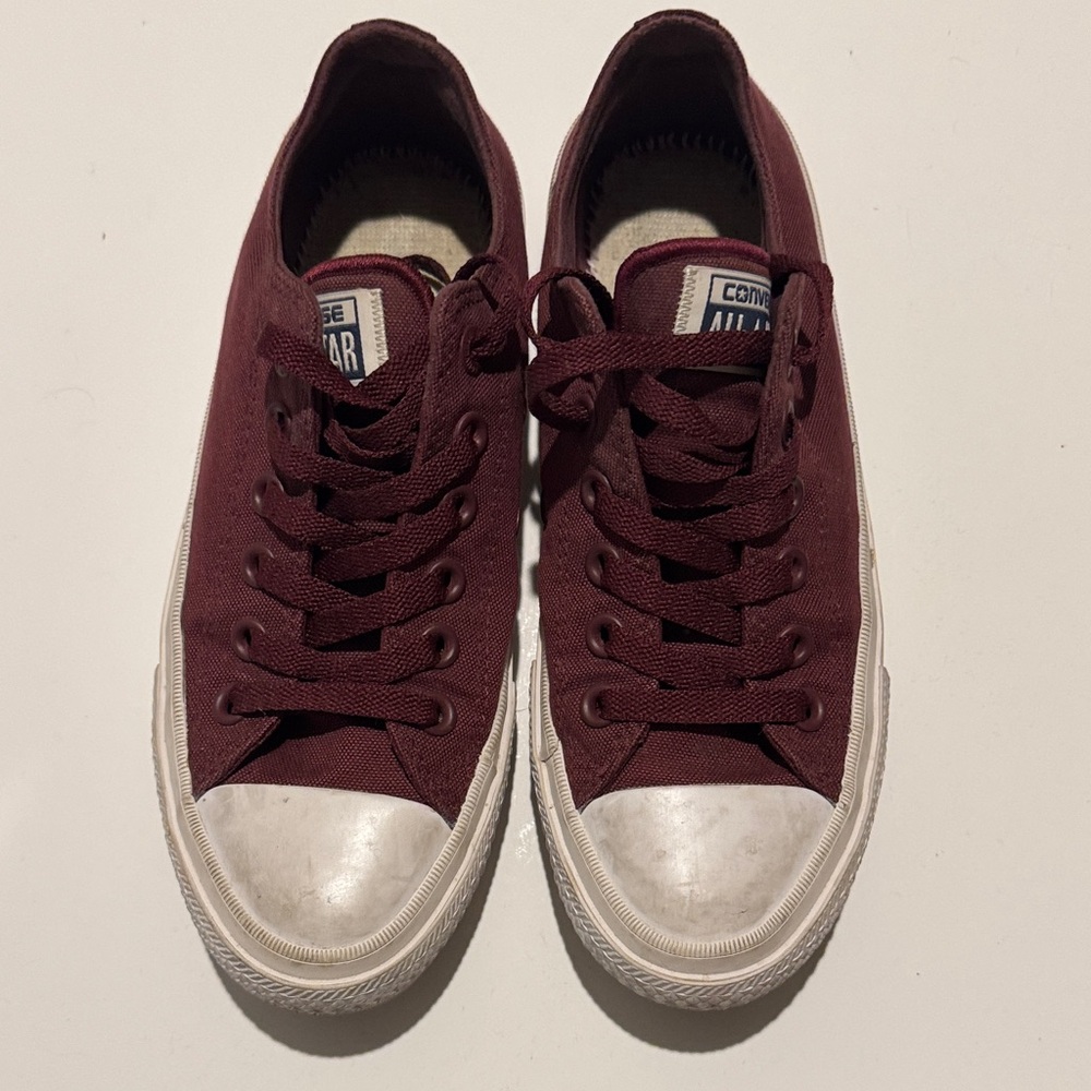 Converse All Star Maroon Canvas Sneakers